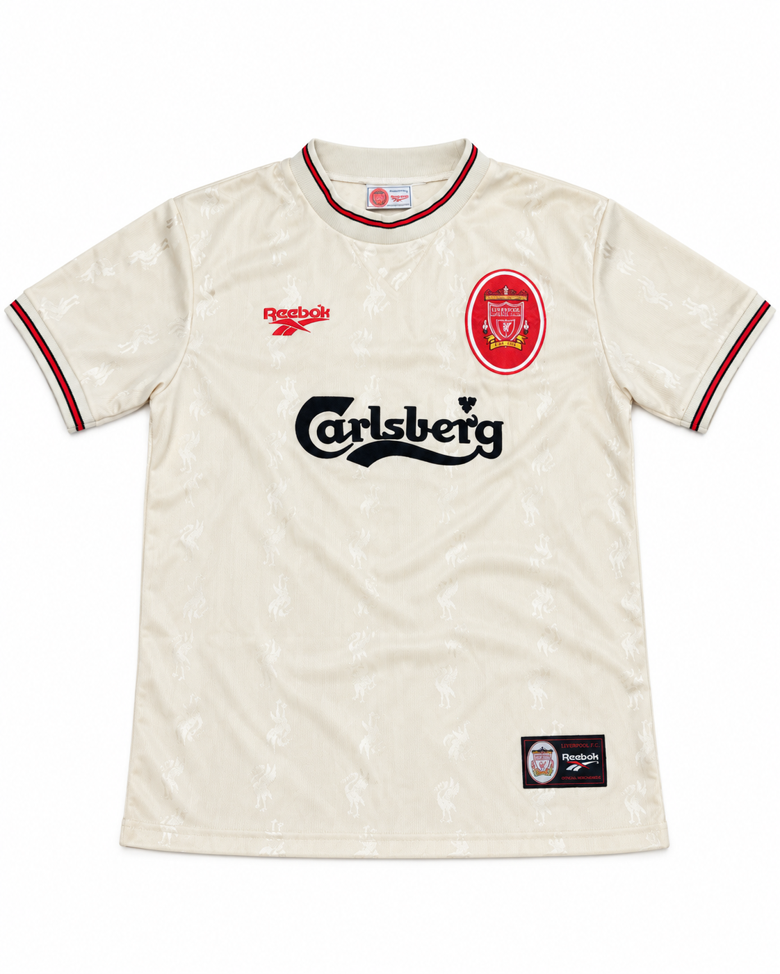 Liverpool Reebok Carlsberg Jersey Size L