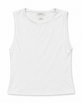 Babaton white sleeveless top size small