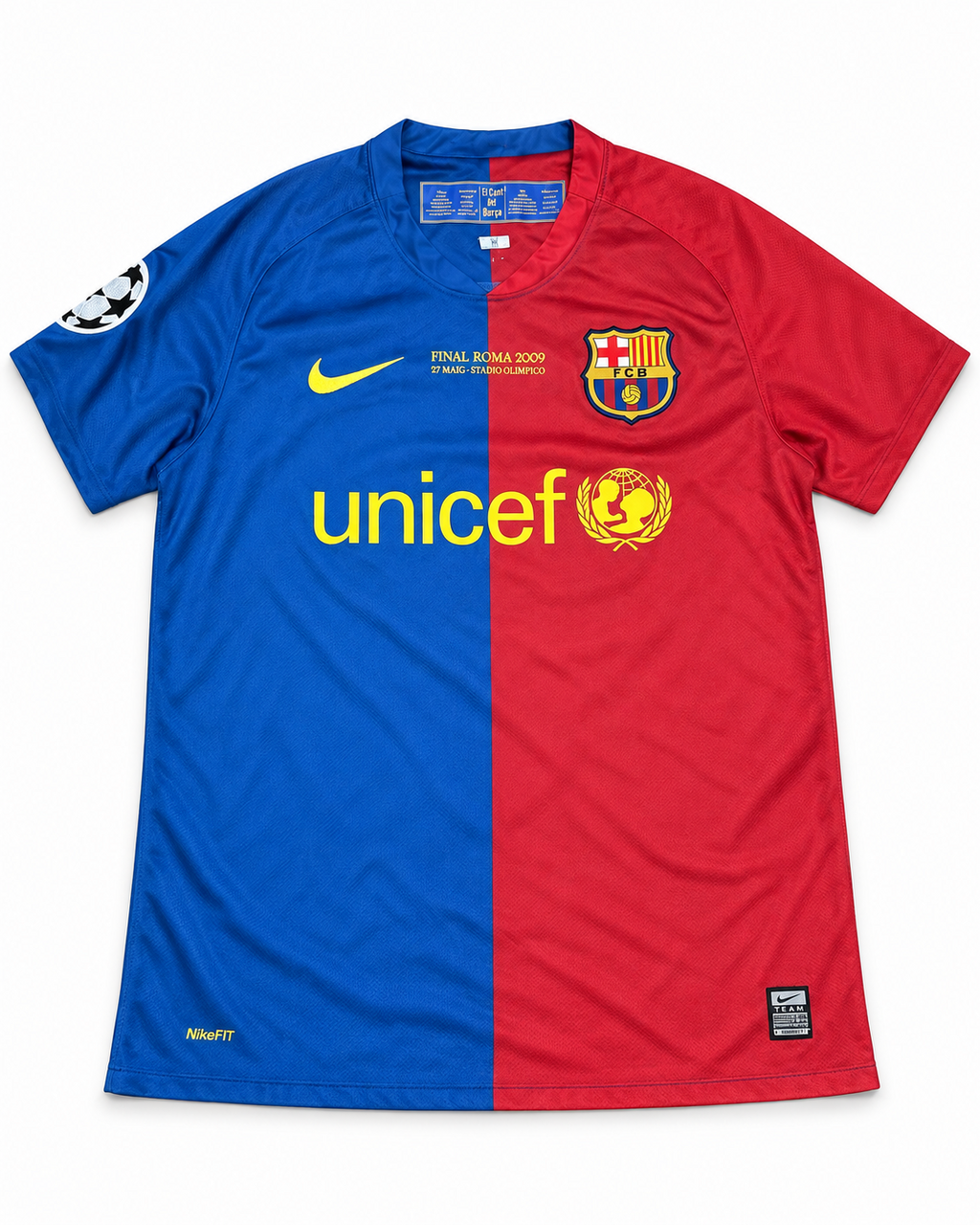 Nike FC Barcelona 2009 Champions League Final Messi #10 Jersey front