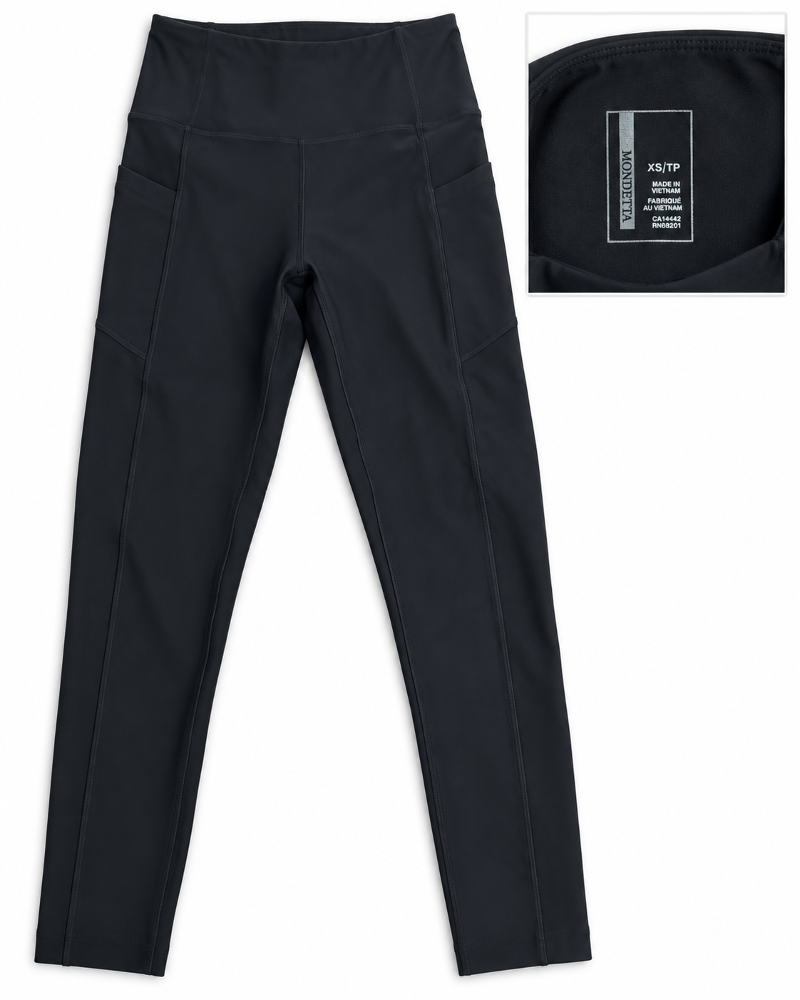 Mondetta women's black leggings size XS