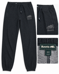 Roots black speckled sweatpants size medium
