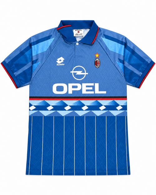 Vintage Lotto AC Milan Opel Soccer Jersey