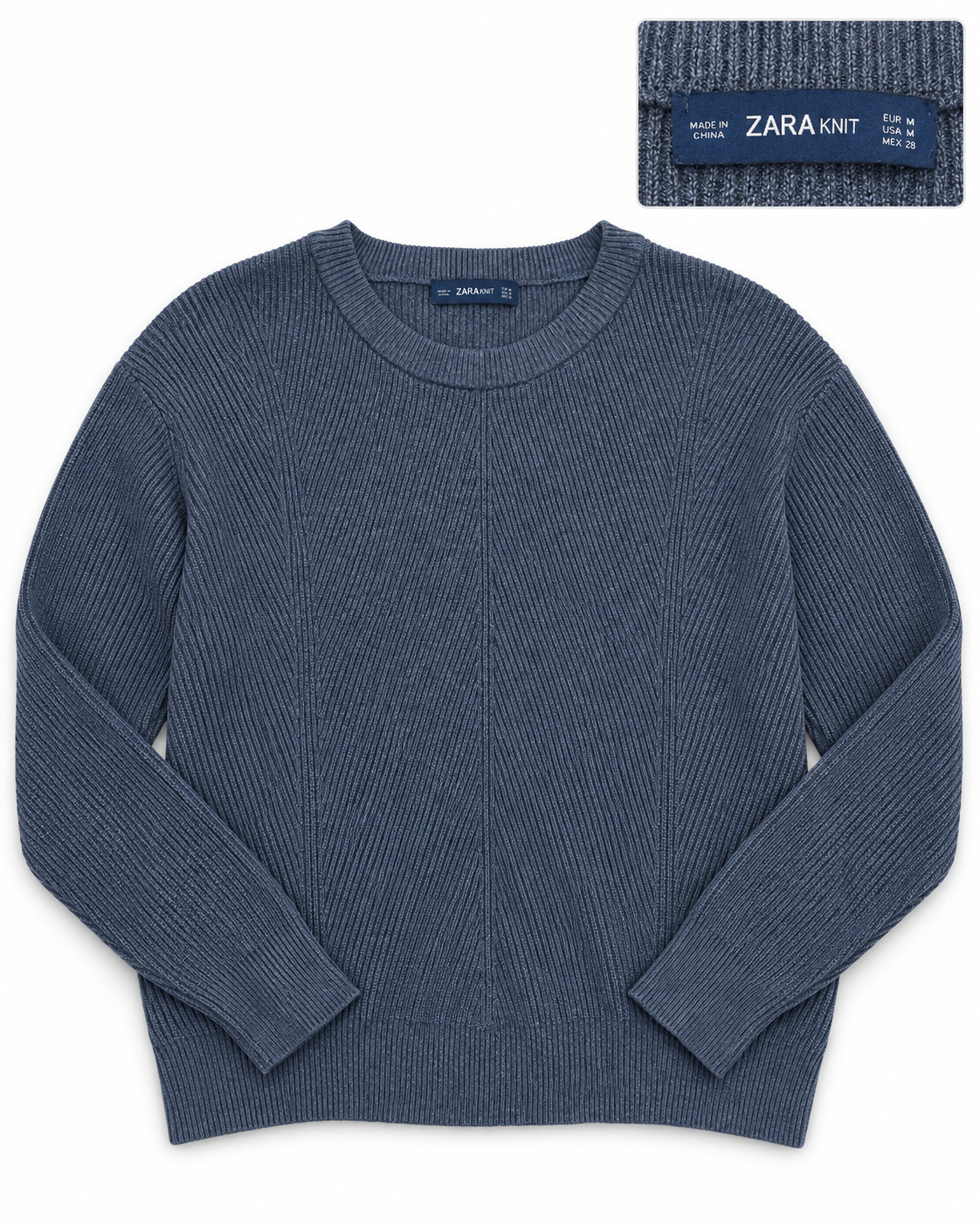 Zara Knit Ribbed Sweater
